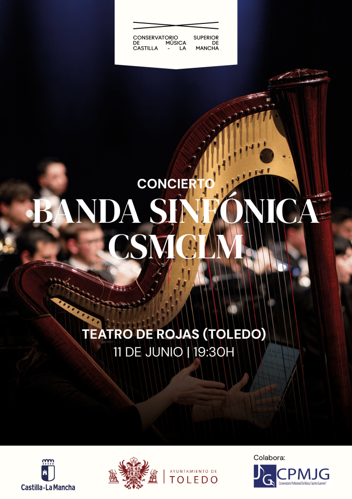 Concierto de la Banda Sinfónica del CSMCLM en elTeatro Rojas de Toledo